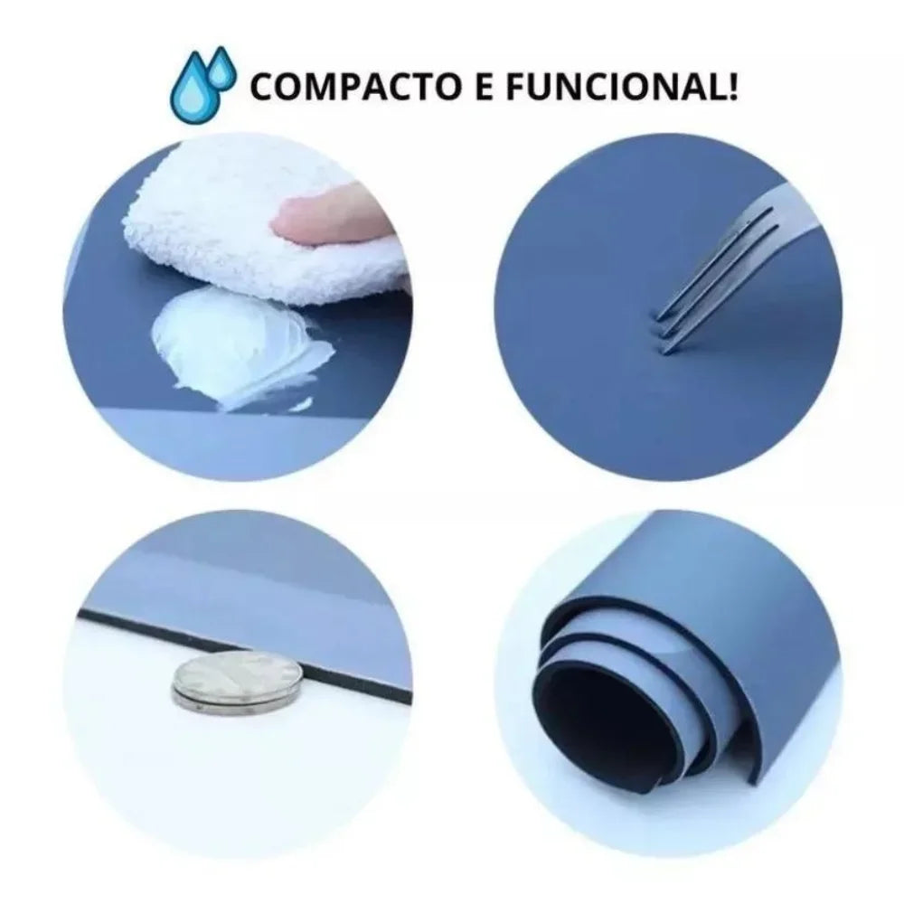 Tapete Retangular - Multifuncional - Absorção Rápida- Antiderrapante.