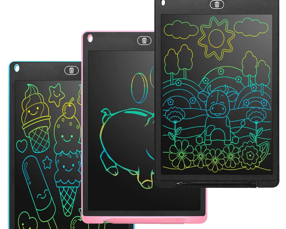 Tablet de Escrita LCD 6.5'' – Diversão e Aprendizado sem Papel!