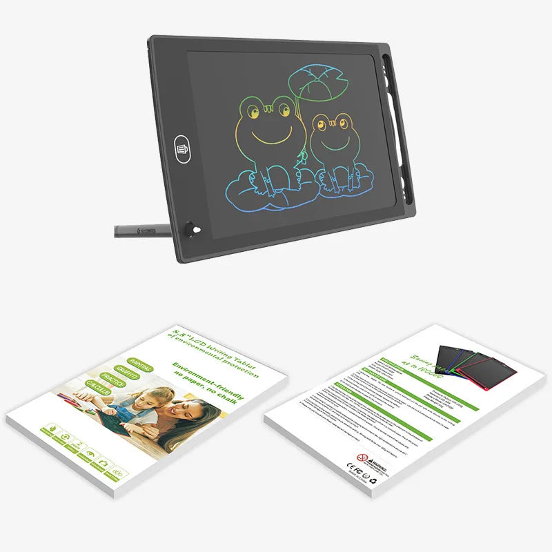 Tablet de Escrita LCD 6.5'' – Diversão e Aprendizado sem Papel!