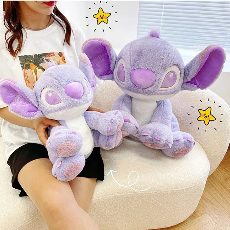 Stitch Roxo Pelúcia – 25/30/45cm | Fofo, Macio e Perfeito p/ Presente 🎁💜